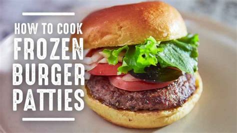 How To Cook Frozen Hamburger Patties In Air Fryer, Oven