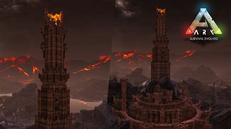 ARK - Barad Dur from The Lord of The Rings (Eye of Sauron) / EPIC BUILD ...