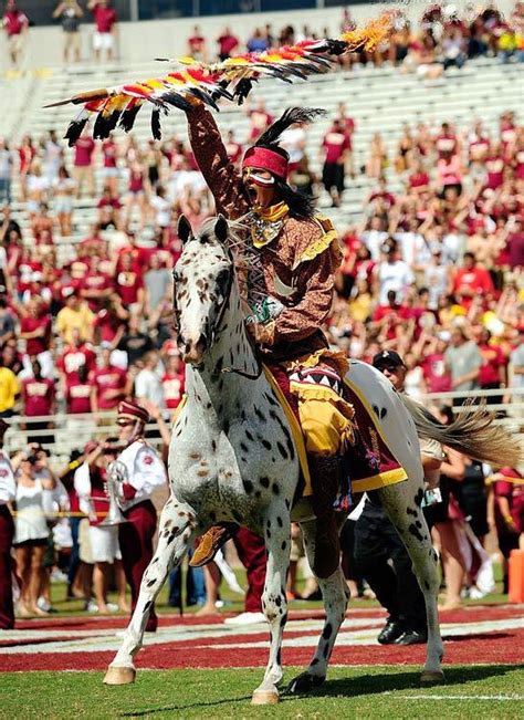 Chief Osceola, mascot of the Florida State... - SI Photo Blog