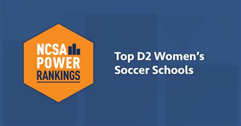 Best Division 2 Women's Soccer Colleges | NCSA Power Rankings 2022