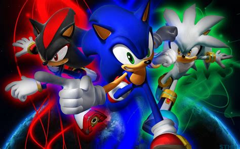 Sonic Shadow And Silver The Hedgehog Wallpaper