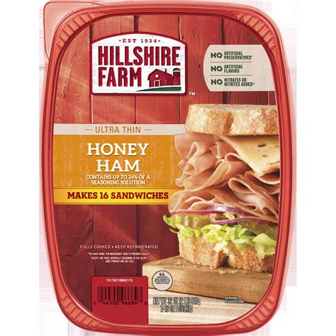 Hillshire Farm Honey Ham Ultra Thin Lunch Meat, 2 pk./32 oz. - BJs ...