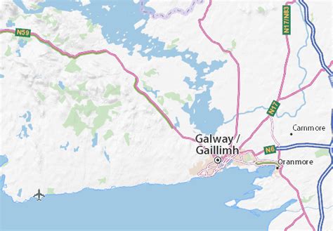 MICHELIN Moycullen map - ViaMichelin