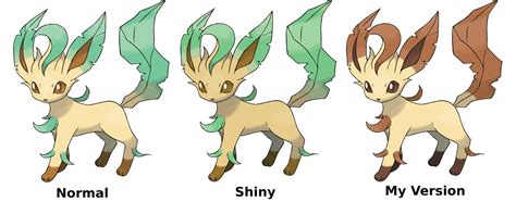 Shiny Leafeon (My Version) by lasercraft32 on DeviantArt