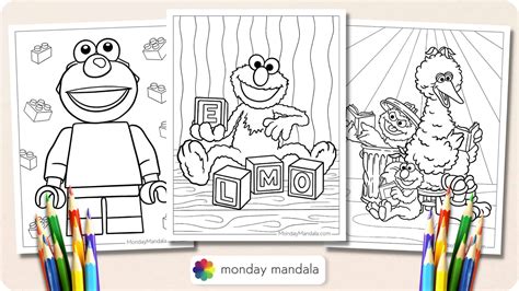 Elmo Coloring Pages For Toddler