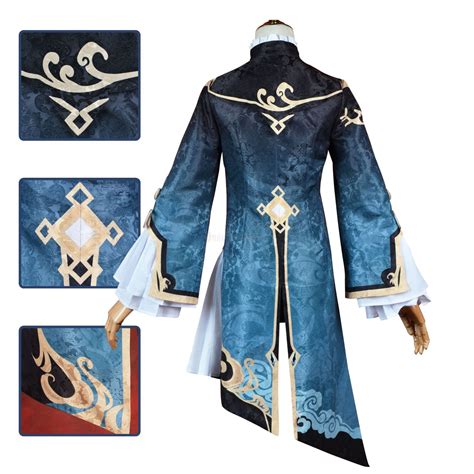 Ready to Ship Genshin Impact Xingqiu Cosplay Costume - HQCOSPLAY