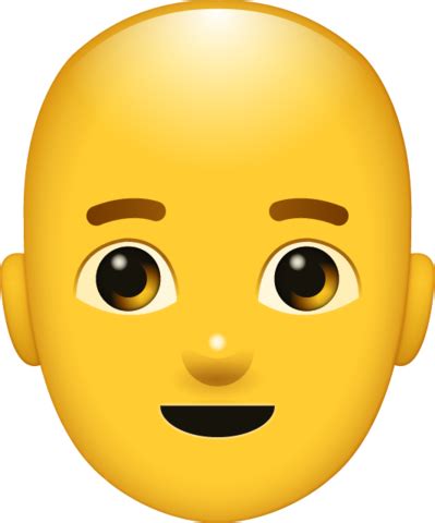 Bald Man Emoji | Bald man, Cool emoji, Emoji