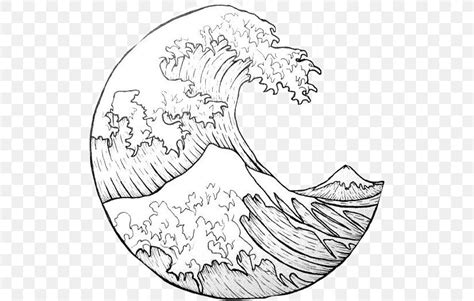 The Great Wave Off Kanagawa Japan Wind Wave Drawing, PNG, 514x521px ...