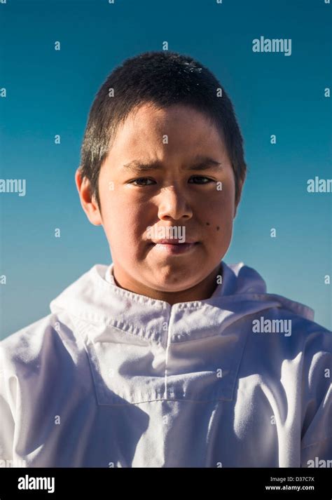 Inuit boy ittoqqortoormiit greenland hi-res stock photography and ...