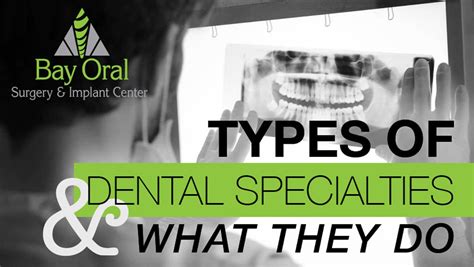 Different Types of Dental Specialties & Exactly What They Do