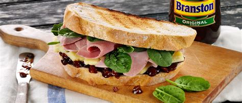 Cheese, Ham and Branston Pickle Sandwich recipe | Branston