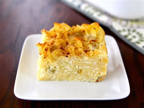 Sweet Lokshen Kugel - Jewish Noodle Pudding