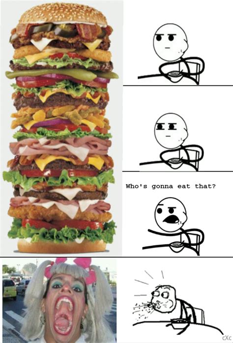 huge burger - Meme by chrisXchrist :) Memedroid