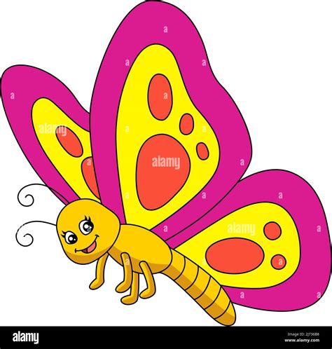 Flying butterfly clipart Stock Vector Images - Alamy