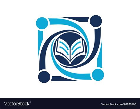 Education community logo design template Vector Image