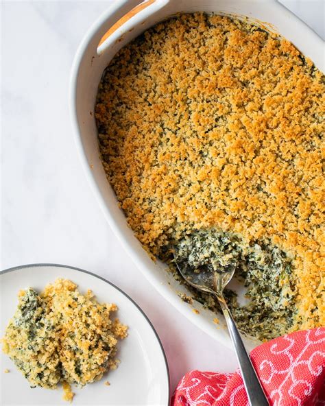 Creamed Spinach Casserole | Blue Jean Chef - Meredith Laurence