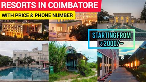 Best Resorts in Coimbatore || Hotels in Coimbatore || places in ...