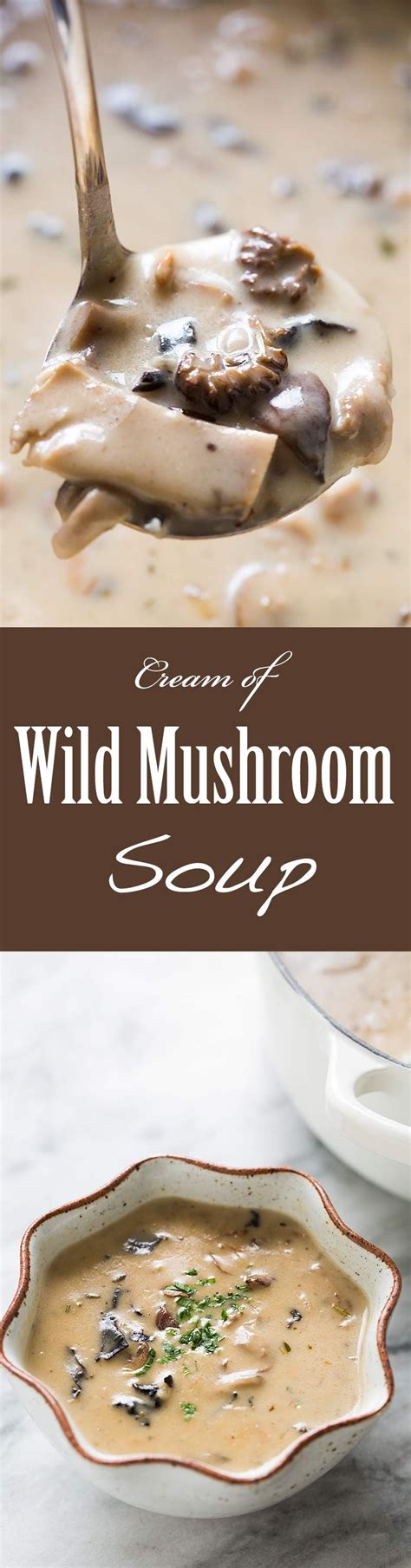 Cream of Wild Mushroom Soup | Recipe | Soup recipes, Wild mushroom soup ...