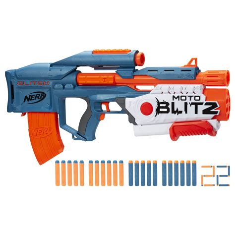 Buy NERFElite 2.0 Motoblitz Blaster with , Motorized 10-Dart Blasting ...