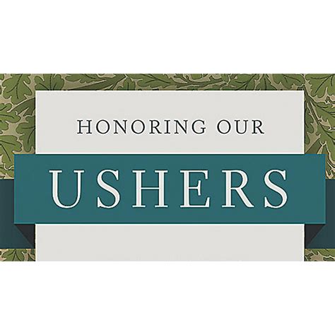 Digital Church Graphics Package - Usher Anniversary - Lifeway