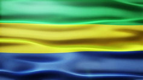 Gabon Flag Loop 1786150 Stock Video at Vecteezy