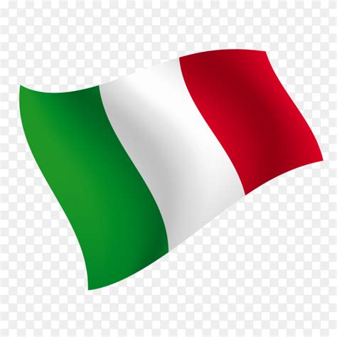 Italy flag waving vector on transparent background PNG - Similar PNG