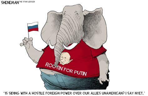 7 scathing cartoons about Republicans' defense of Russia