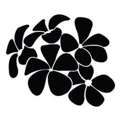 Plumeria Silhouette at GetDrawings | Free download