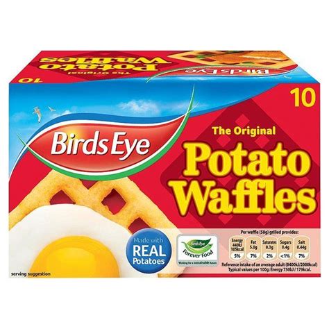 Birds Eye 10 Original Potato Waffles at Morrisons | Potato waffles ...