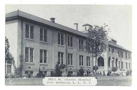 St. Charles Hospital,Port Jefferson,1930's | Port jefferson, Street ...