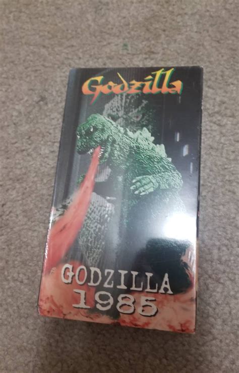 Godzilla 1985 SEALED VHS Tape - Etsy