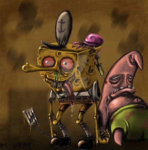 18 Creepy Spongebob Fan Art Creations That Went Too Far