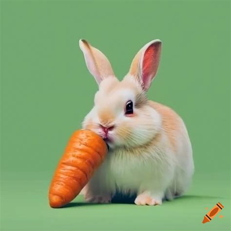 Carrot fruit shoot for toy bunny on Craiyon