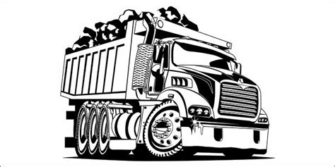 Dump Truck Vector at GetDrawings | Free download