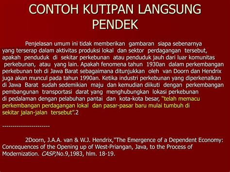 Contoh Kutipan Langsung Dan Tidak Langsung Dalam Paragraf – Berbagai Contoh