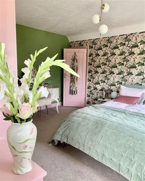 Green and Pink Bedroom Ideas - Greenbank Interiors