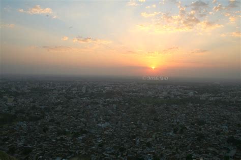 Skywatch Friday- Sunset at Jaipur from the Nahargarh Fort – Travel ...