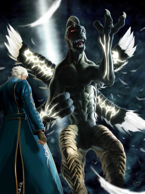 Vergil vs Beowulf - Vergil Fan Art (34319483) - Fanpop