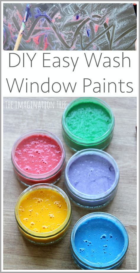 DIY Window Paint Recipe - The Imagination Tree