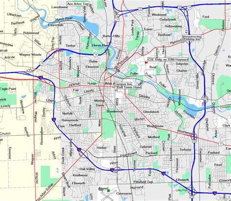 Maps and Directions for Visitors at the University of Michigan Advanced ...