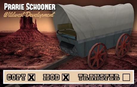 Second Life Marketplace - Prairie Schooner Wagon