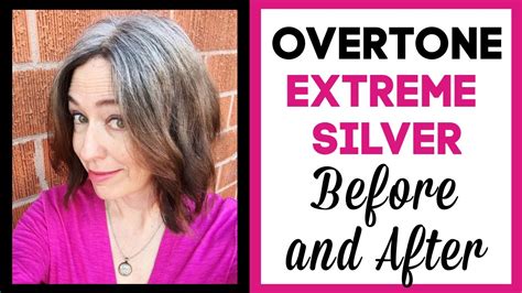 Gray Hair Products Review! Does Overtone Extreme Silver Work on Brown ...