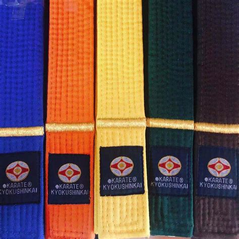 kyokushin Kai Karate Belts IKO Embroidery all Color | kyokushin-shop