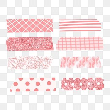 Washi Tape Sets PNG Transparent Images Free Download | Vector Files ...