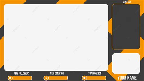 Stream Overlay Facecam Gaming Template, Stream Overlay, Twitch Overlay ...