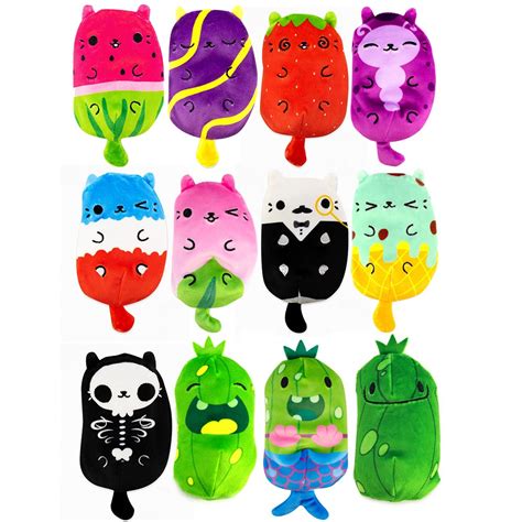 Cats vs Pickles 12-Pack #6 - 4" Cute Cuddly Collectible Bean Plush Toy ...