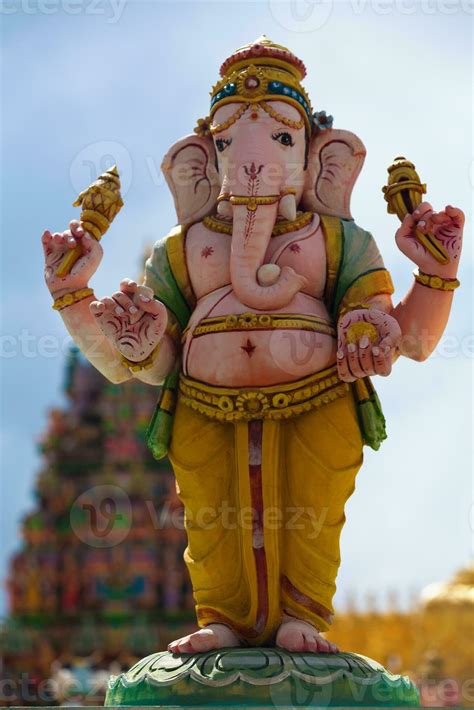 Statue of Ganesh in a temple 24935891 Stock Photo at Vecteezy