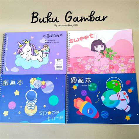 BUKU GAMBAR SEKOLAH / DRAWING BOOK / BUKU SKETSA | Lazada Indonesia