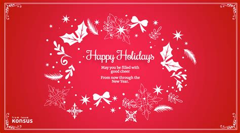 15 Free Business Holiday Card Templates