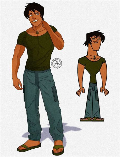 Artist Redraws 20 Total Drama Island Characters In A More Realistic Way ...